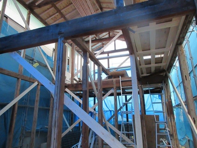 耐震補強工事 構造見学会