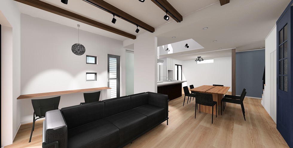 奈村工務店　壁紙　パース