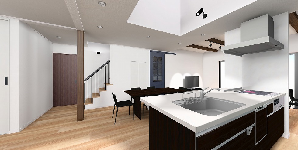 奈村工務店　壁紙　パース