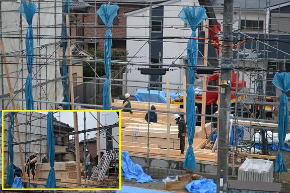 奈村工務店　上棟工事