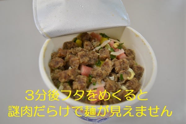 セブンイレブン　カップヌードルＢＩＧ謎肉祭