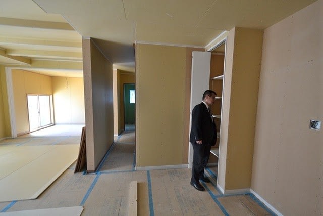 注文住宅　郡津　工事状況