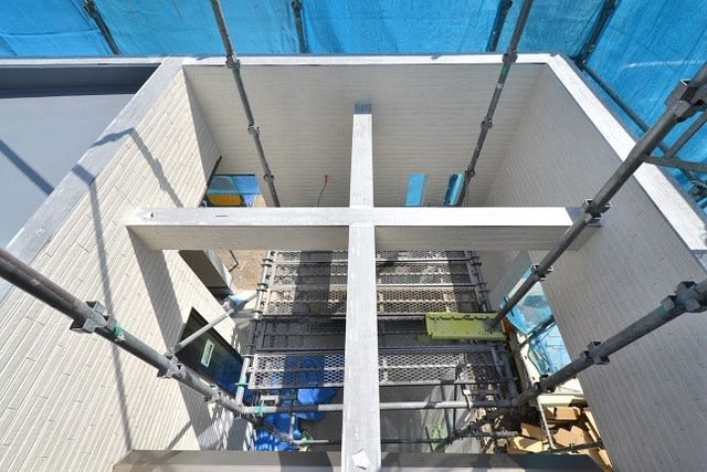 注文住宅　郡津　工事状況