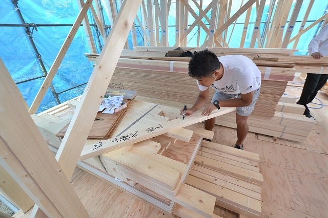 奈村工務店　上棟式