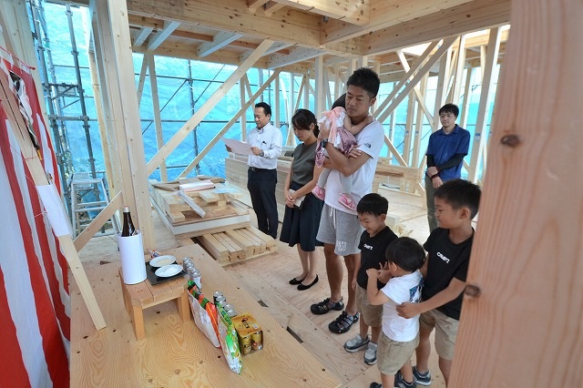 奈村工務店　上棟式