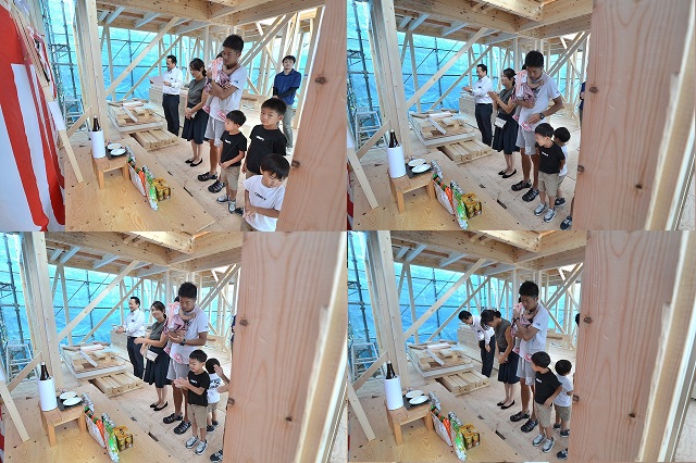 奈村工務店　上棟式