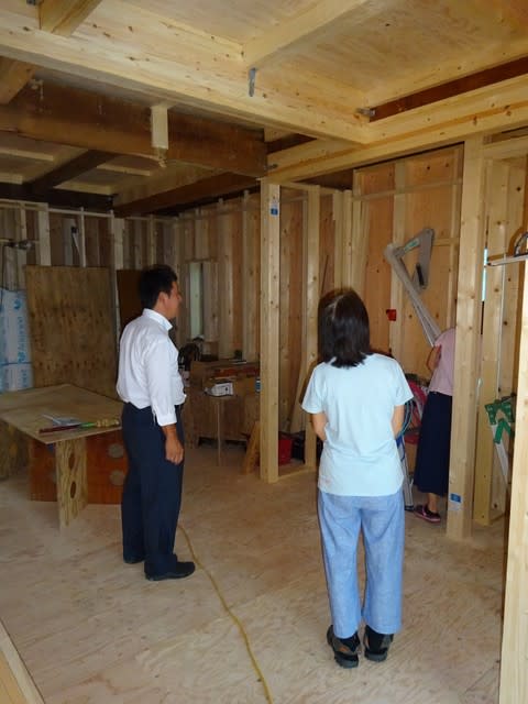 耐震補強工事　構造見学会　伊加賀寿町